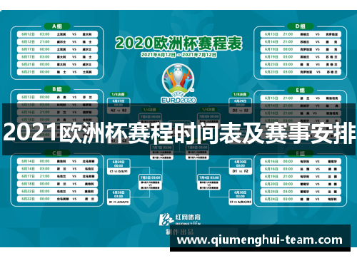 2021欧洲杯赛程时间表及赛事安排