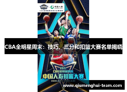 CBA全明星周末：技巧、三分和扣篮大赛名单揭晓